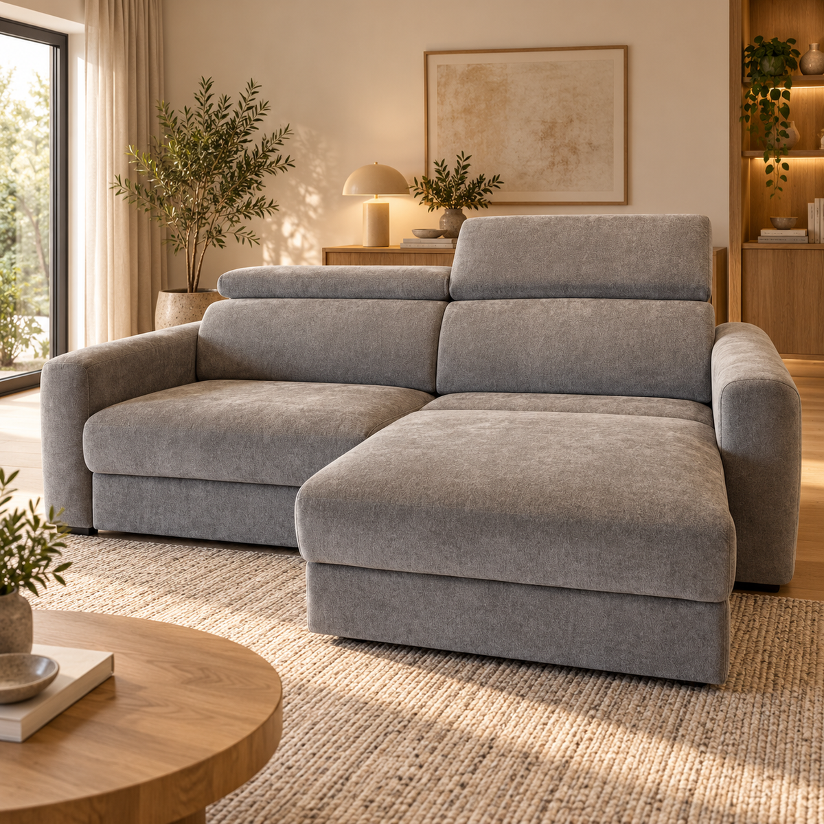 Dakota Grey Electric Sofa Bed