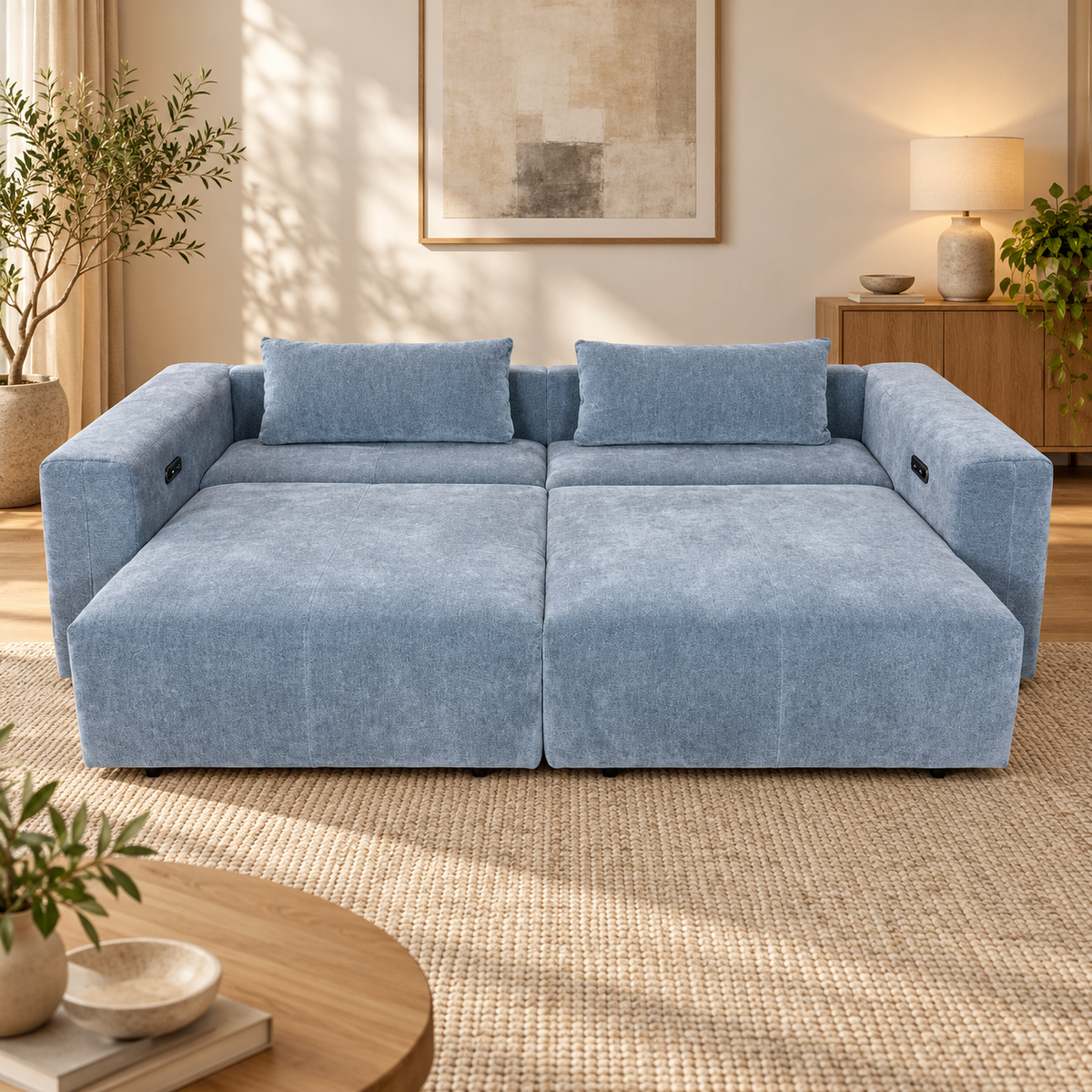 Prescott Grey Electric Sofa Bed