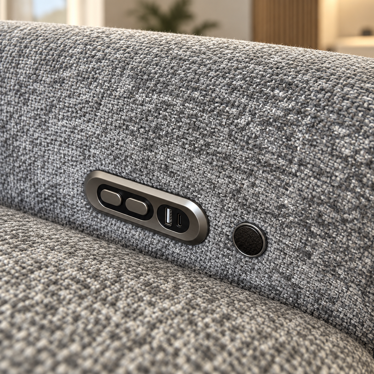 Bicester Grey Modular Electric Recliner Corner Sofa