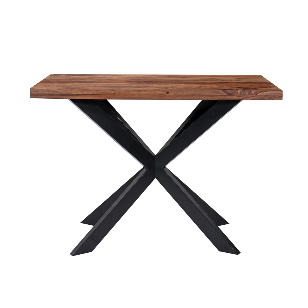 Huxley 130cm Solid Sheesham Wood Bar Table