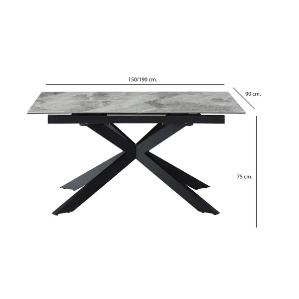 Apollo 6 Seater Extendable Ceramic Dining Table