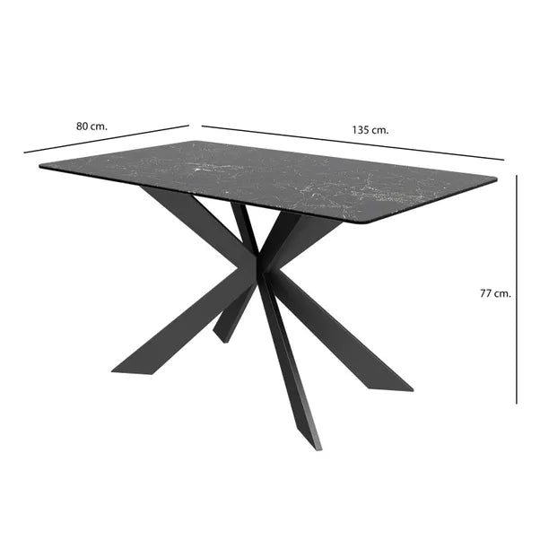 Apollo 4 Seater Ceramic Dining Table