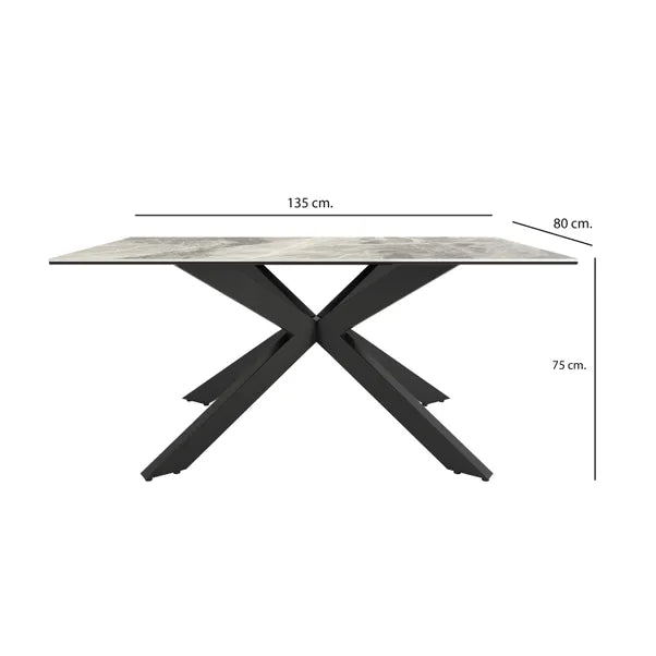 Apollo 4 Seater Ceramic Dining Table