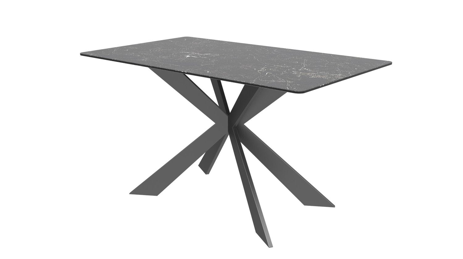 Apollo Black Glass Toughened Ceramic Dining Table And Corner Bench Set