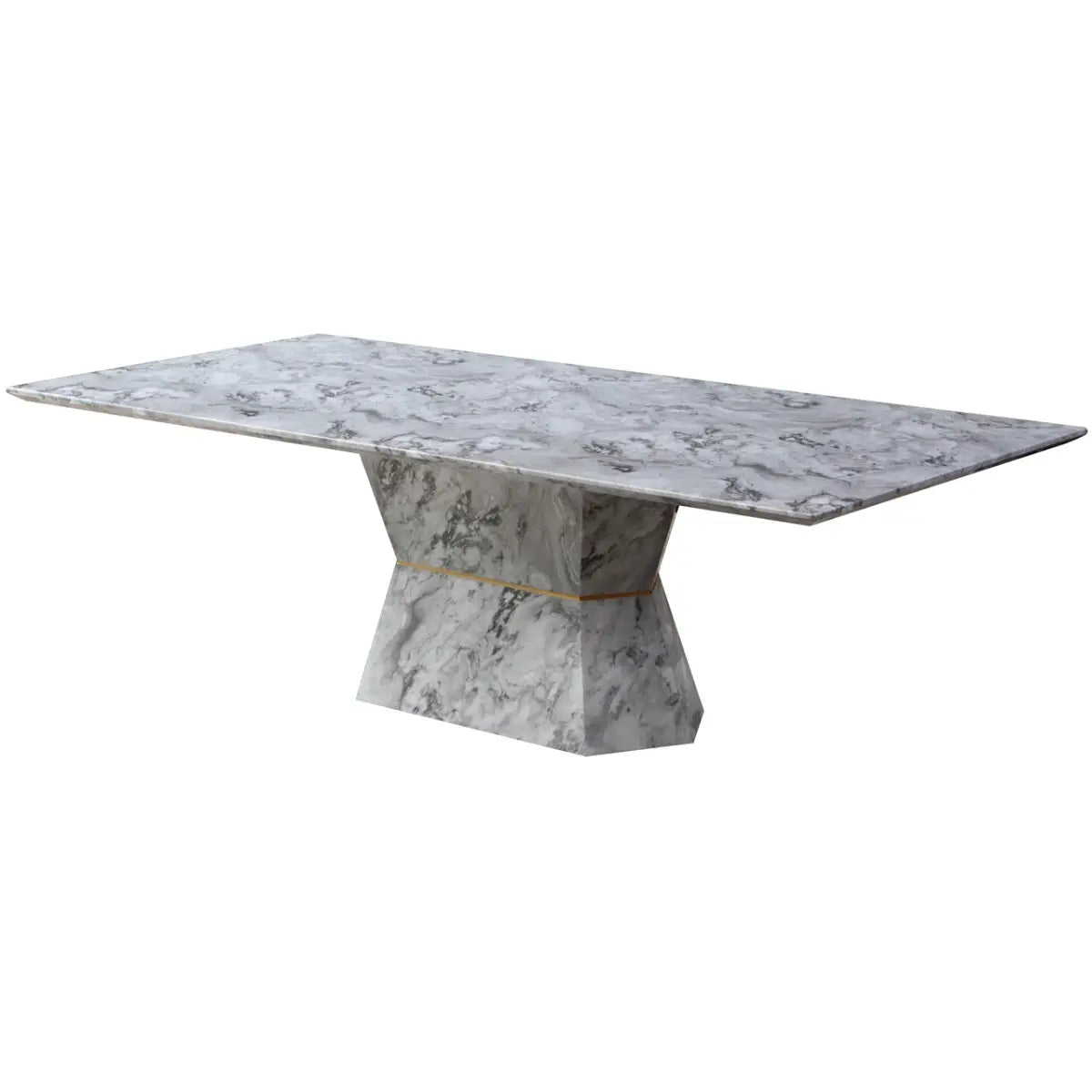Spezia Grey Marble Dining Table