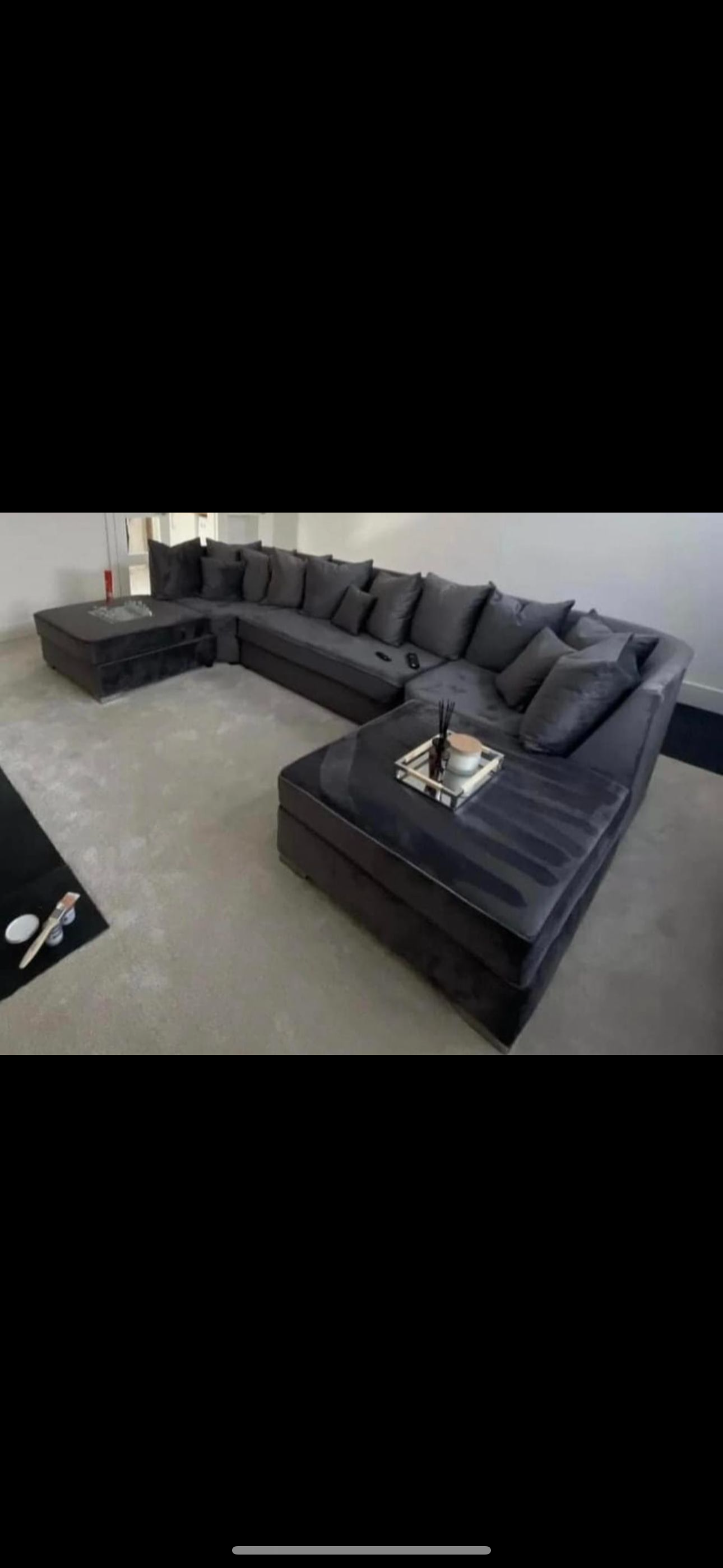 6ft x 9ft x 6ft Bespoke U Shape Sofa