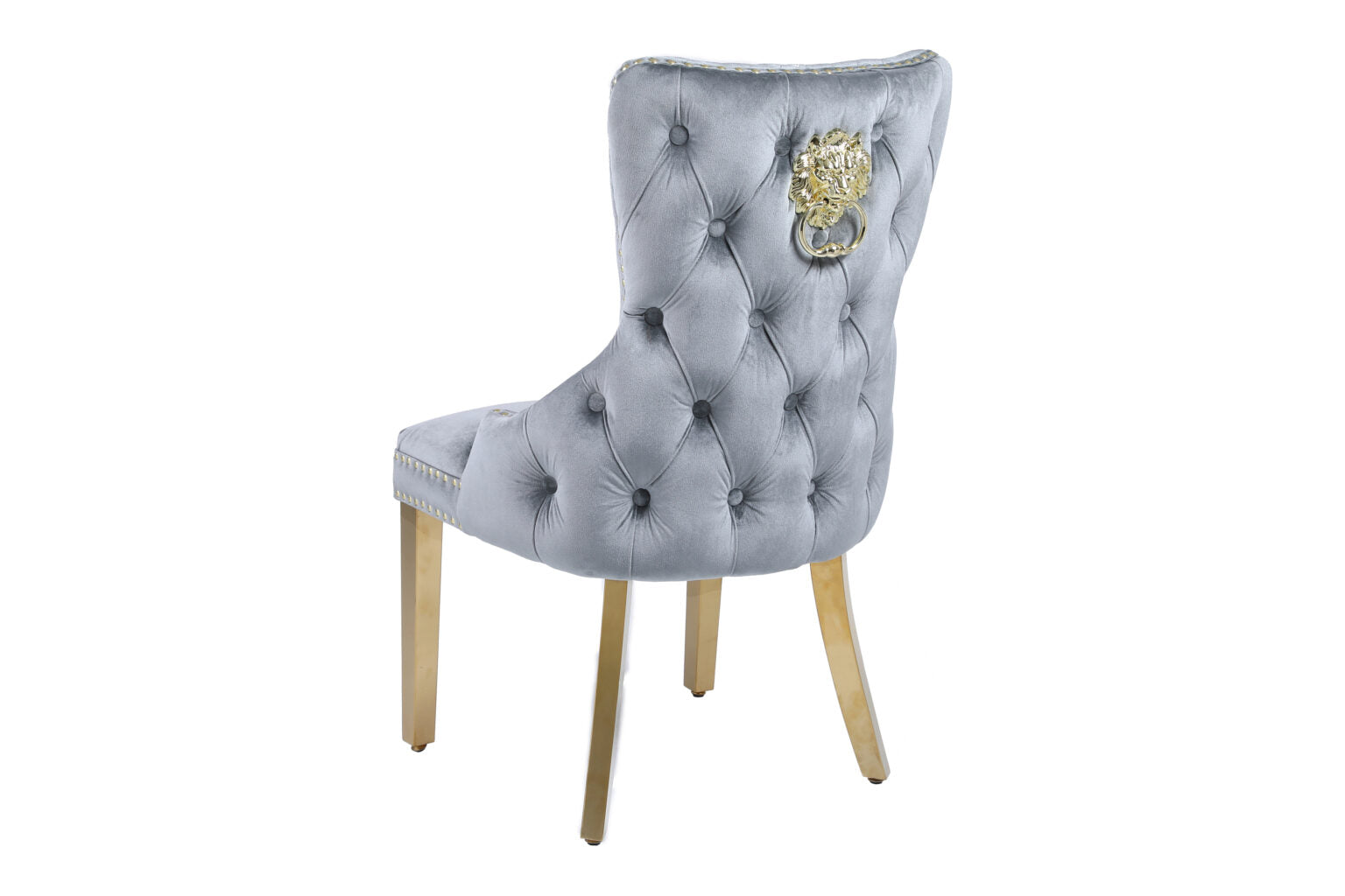 Grey & Gold Victoria Dining Chair