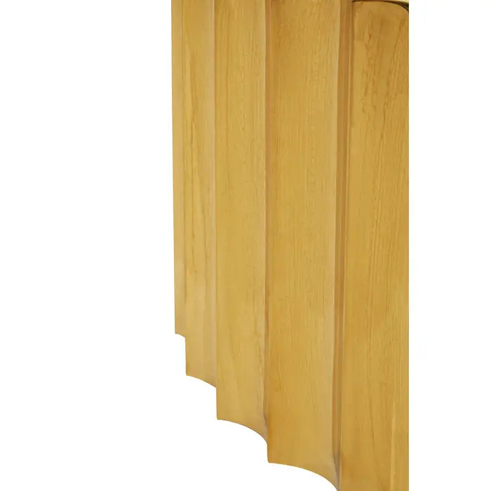 Alvaro Black and Gold Glass & Titanium Round Coffee Table