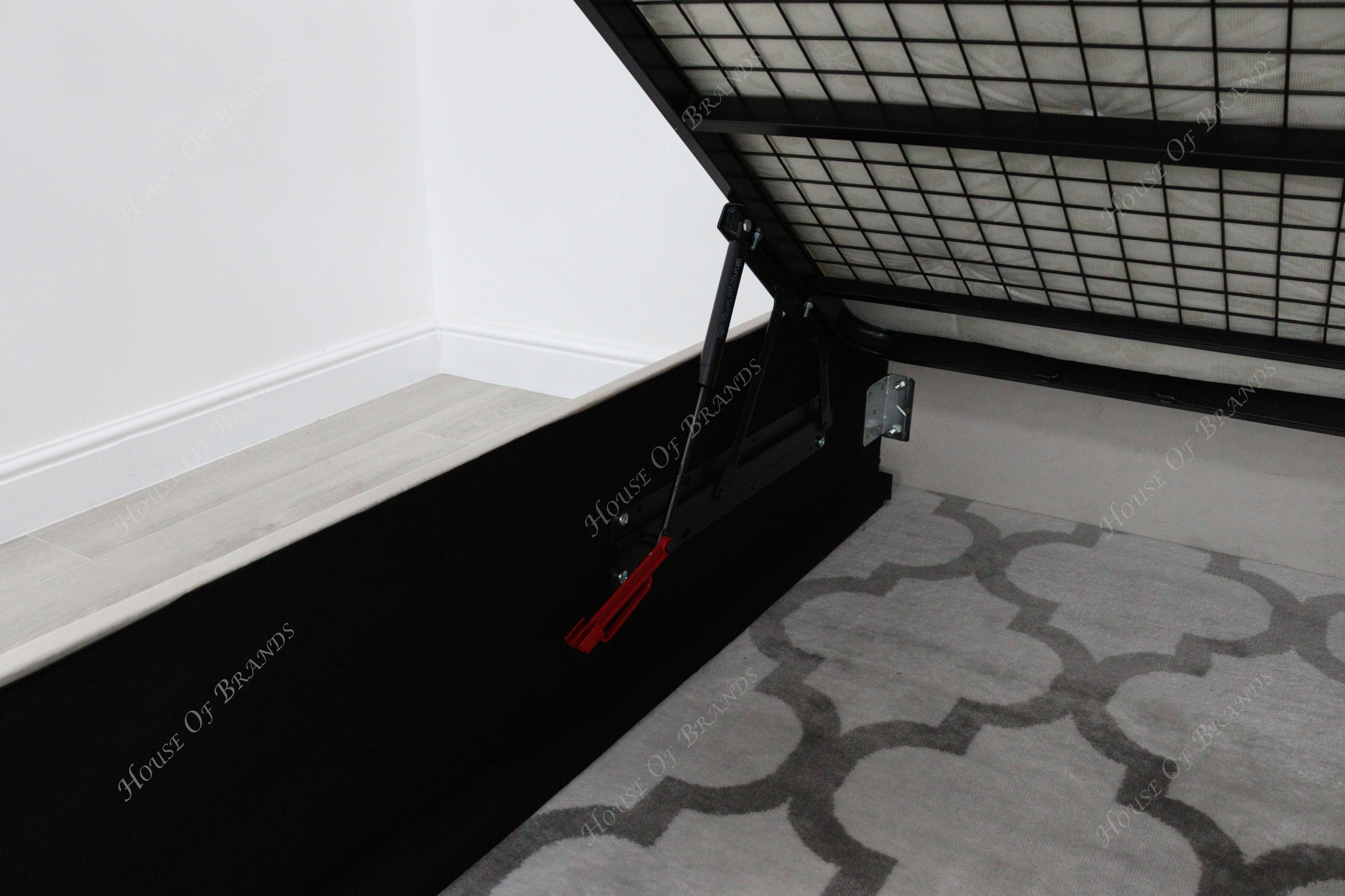 Iowa Winged Ottoman Storage Bed