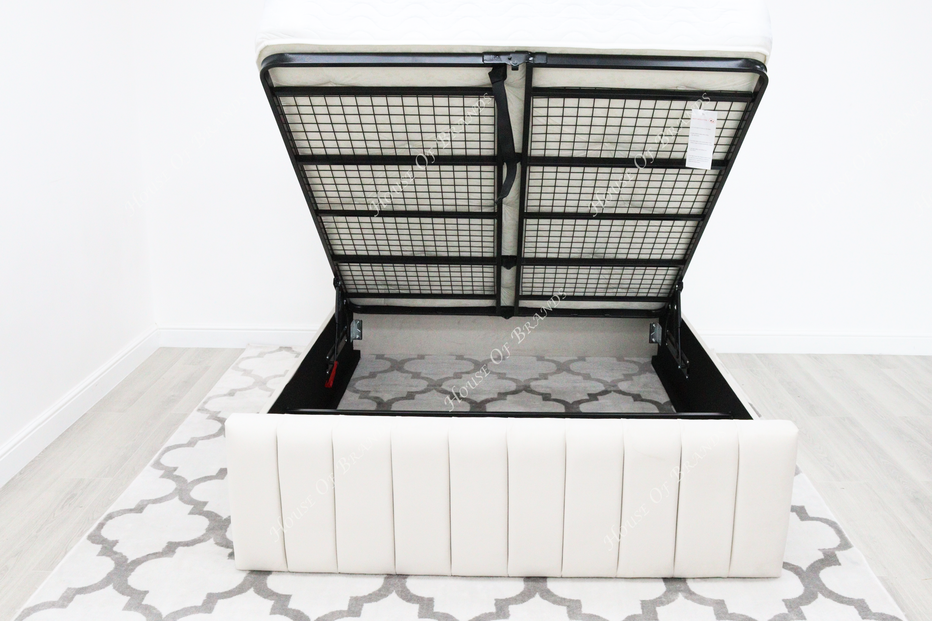 Iowa Winged Ottoman Storage Bed