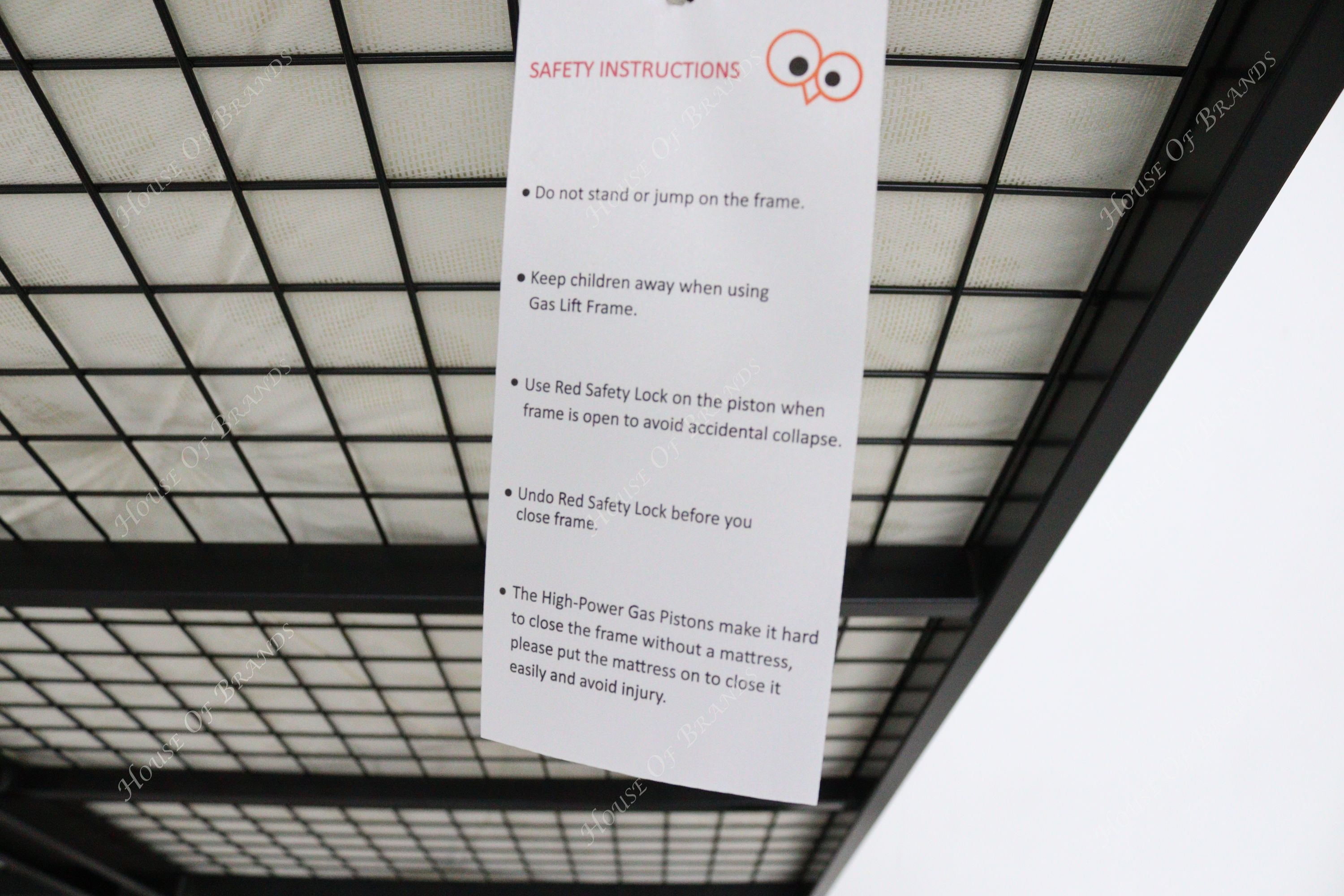 Iowa Winged Ottoman Storage Bed