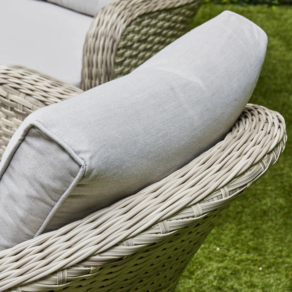 Isla Rattan Lounge Set – Grey