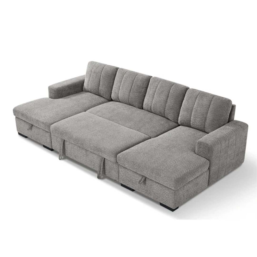 Jesse Large U Shaped Sofa Bed with Storage