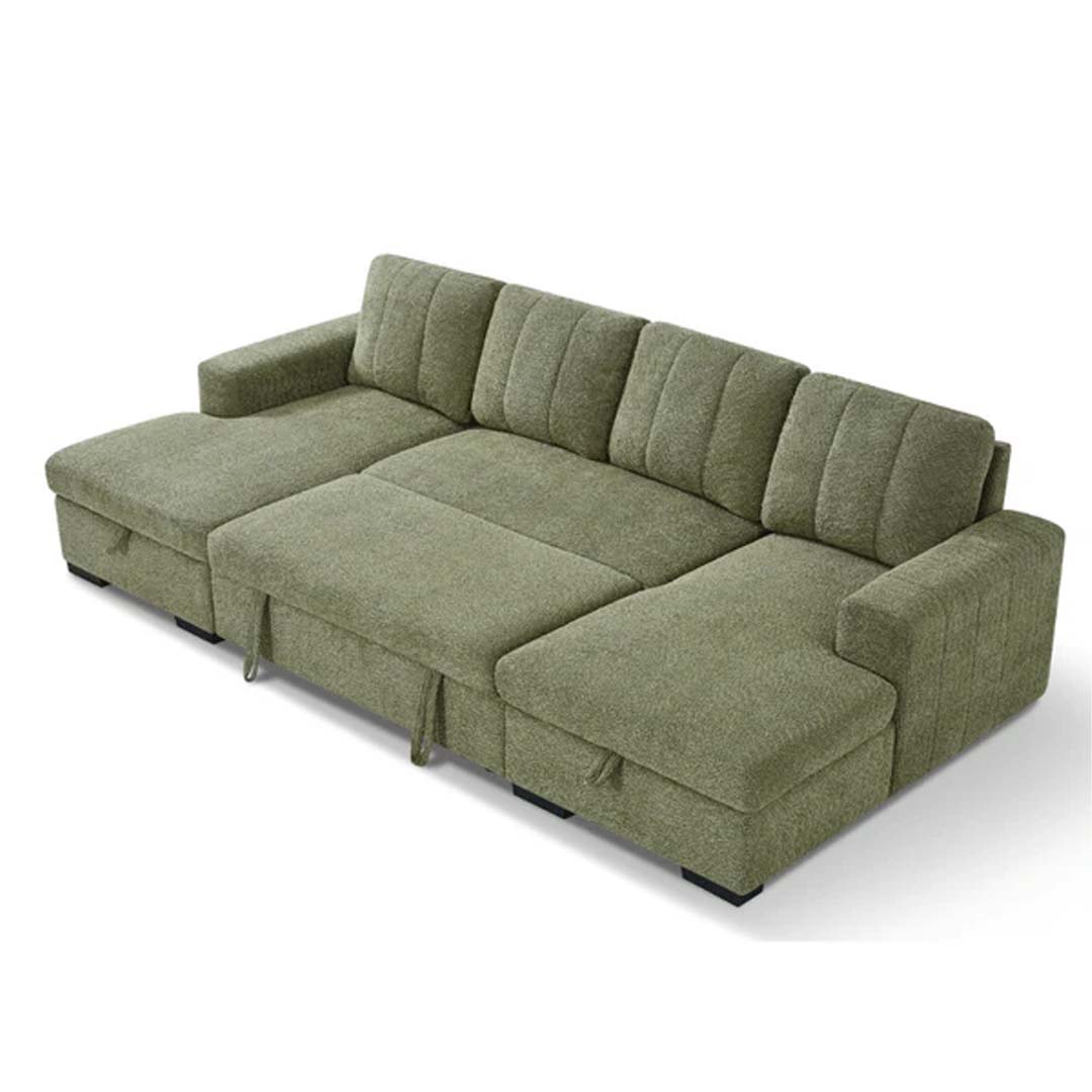 Jesse Large U Shaped Sofa Bed with Storage