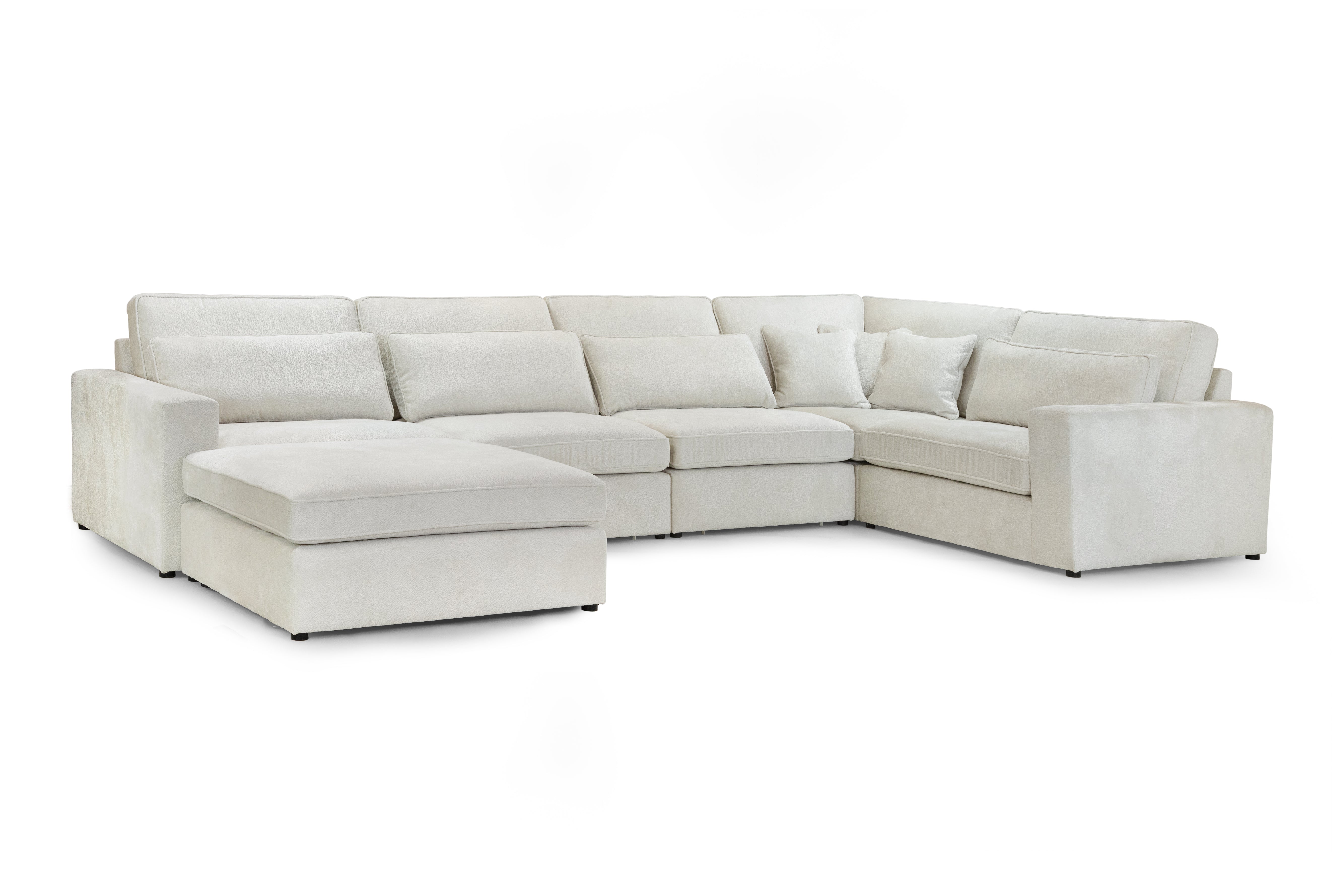 Kiana Modular Sofa Ivory Large 308cm x 308cm Corner