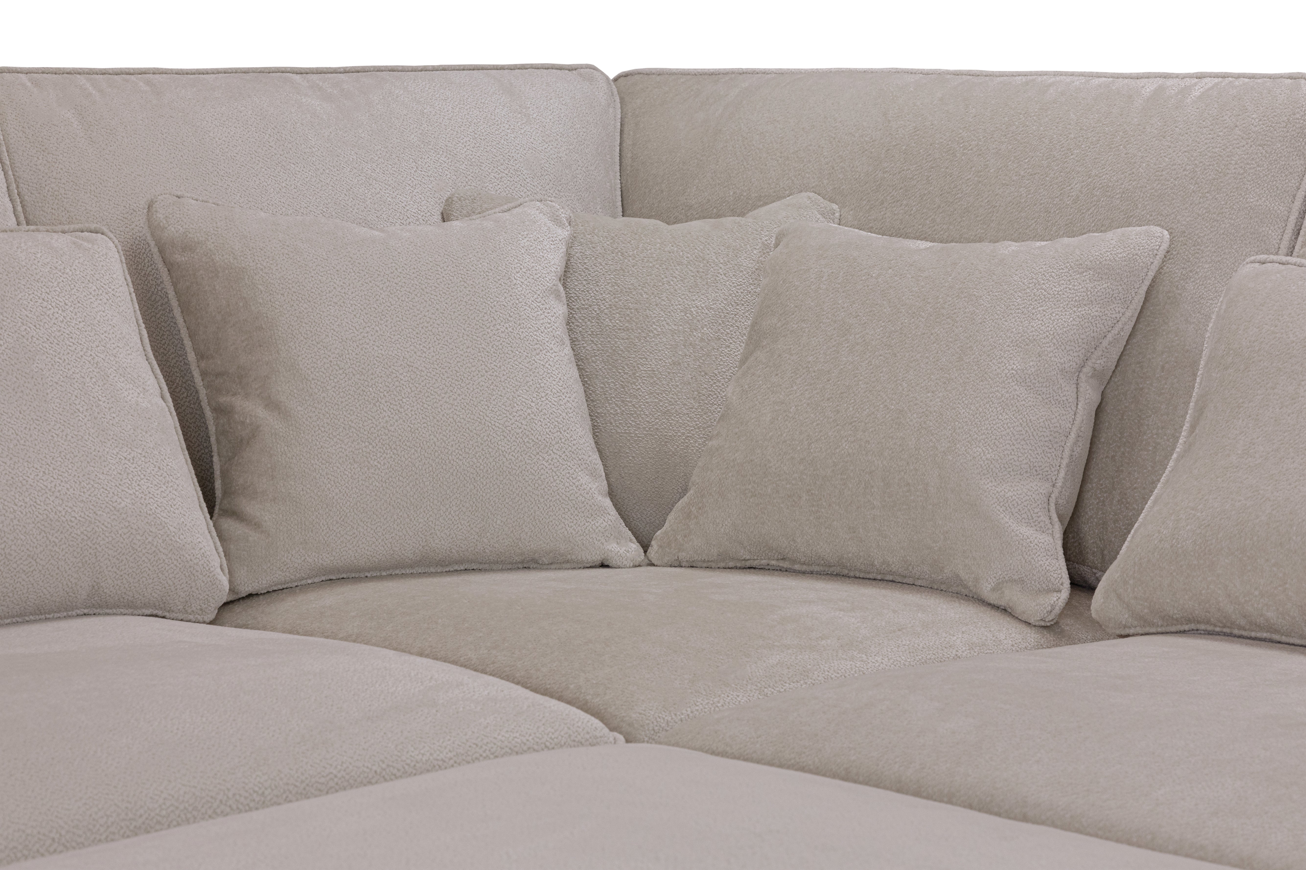 Kiana Modular Mocha Large 308cm x 308cm Corner Sofa