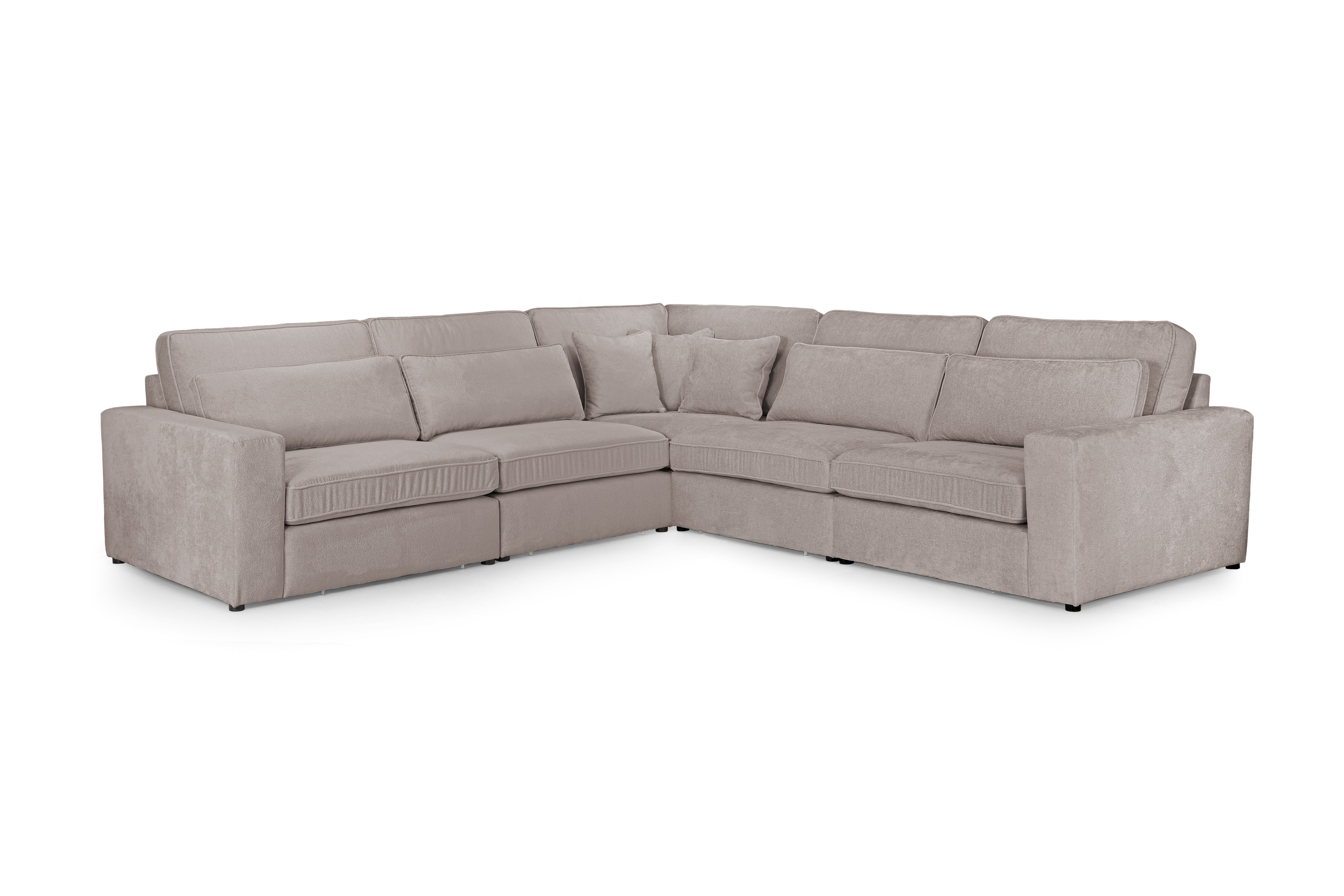 Kiana Modular Sofa Mocha Large 308cm x 308cm Corner