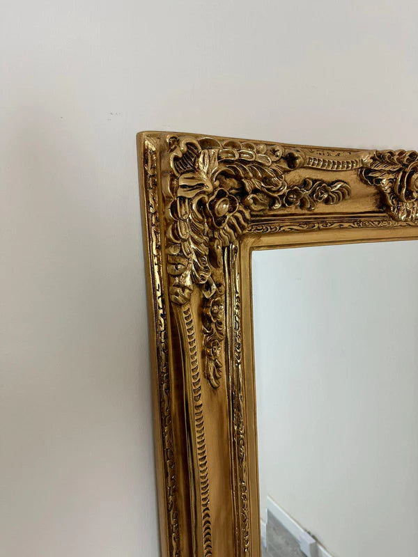 Large Paris Mirror Gold