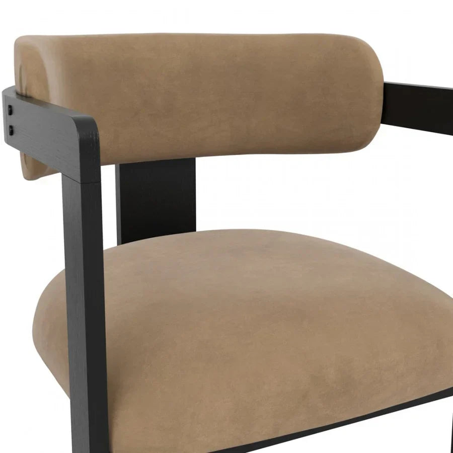 Manhattan Neo Mai Mole and Black Dining Chair