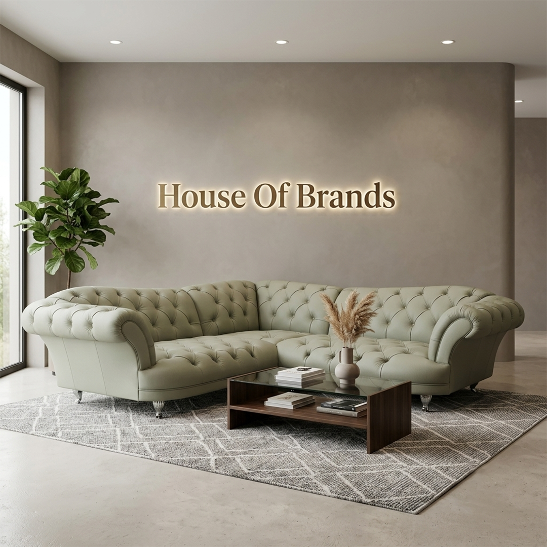 Oskar Leather Corner Sofa