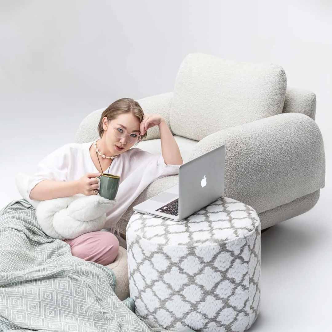 Paris Fabric Sofa Set - Modern Turkish Recliner Sofa with Bed Function