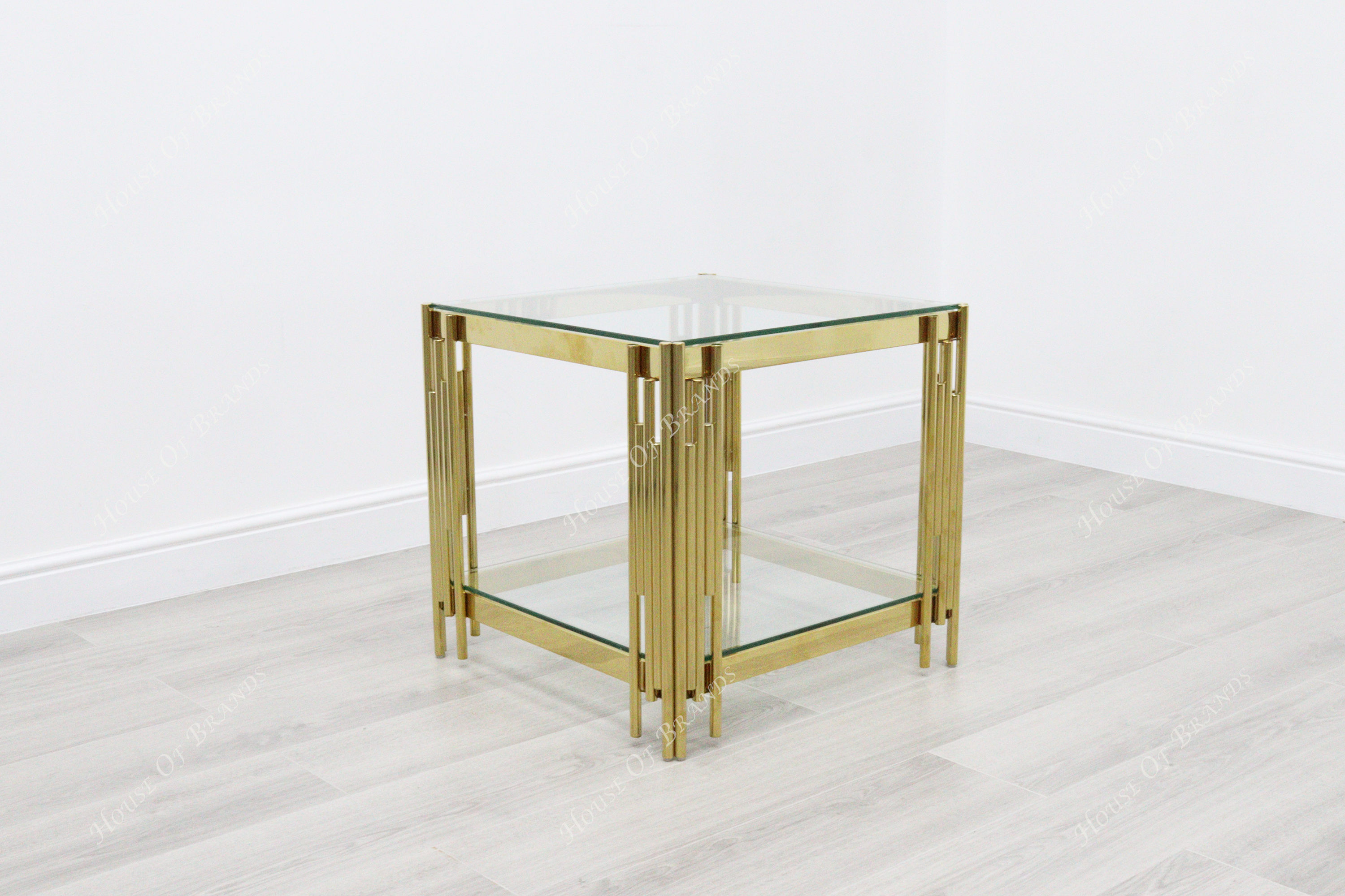 Prague Gold End Table