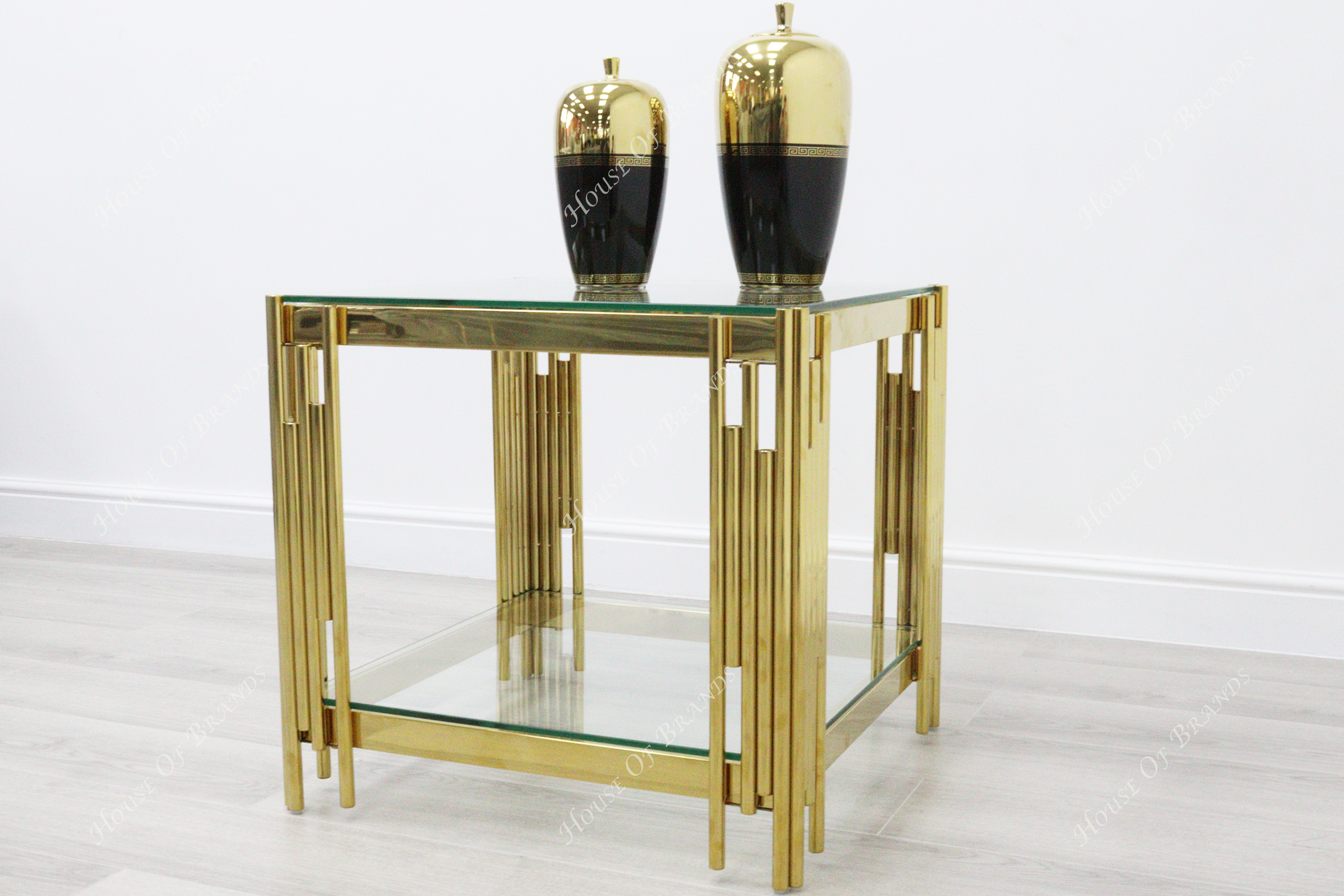 Prague Gold End Table