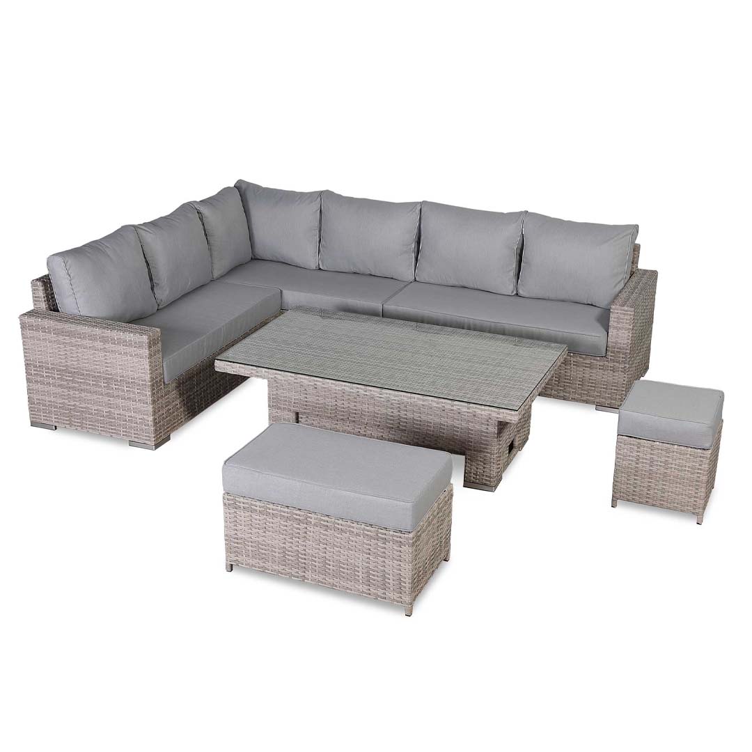 Verona Luxe Large Corner Rising Dining Set