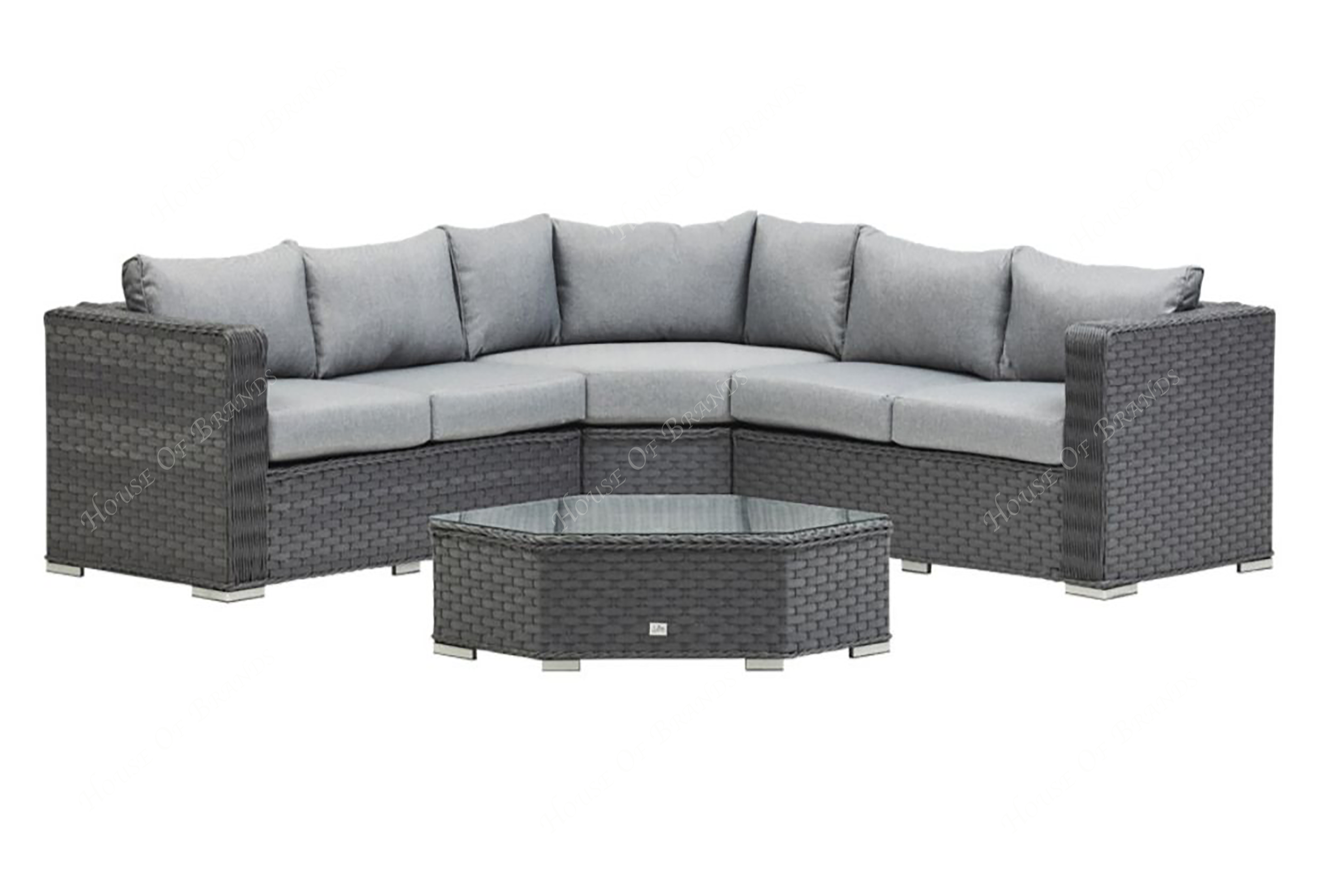 Rattan Garden Corner Sofa