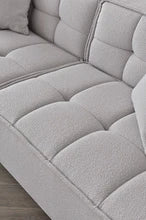 4 Seater Aluxo Murray Sofa Range in Putty Boucle Fabric