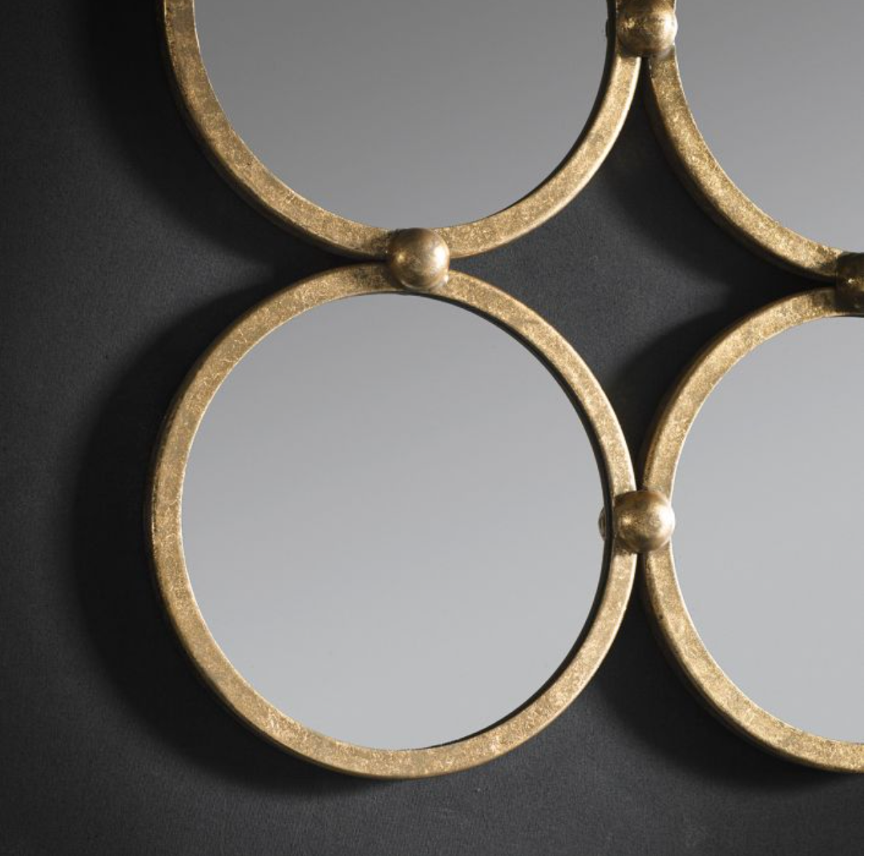 Bradbury Mirror Antique Gold Leaf