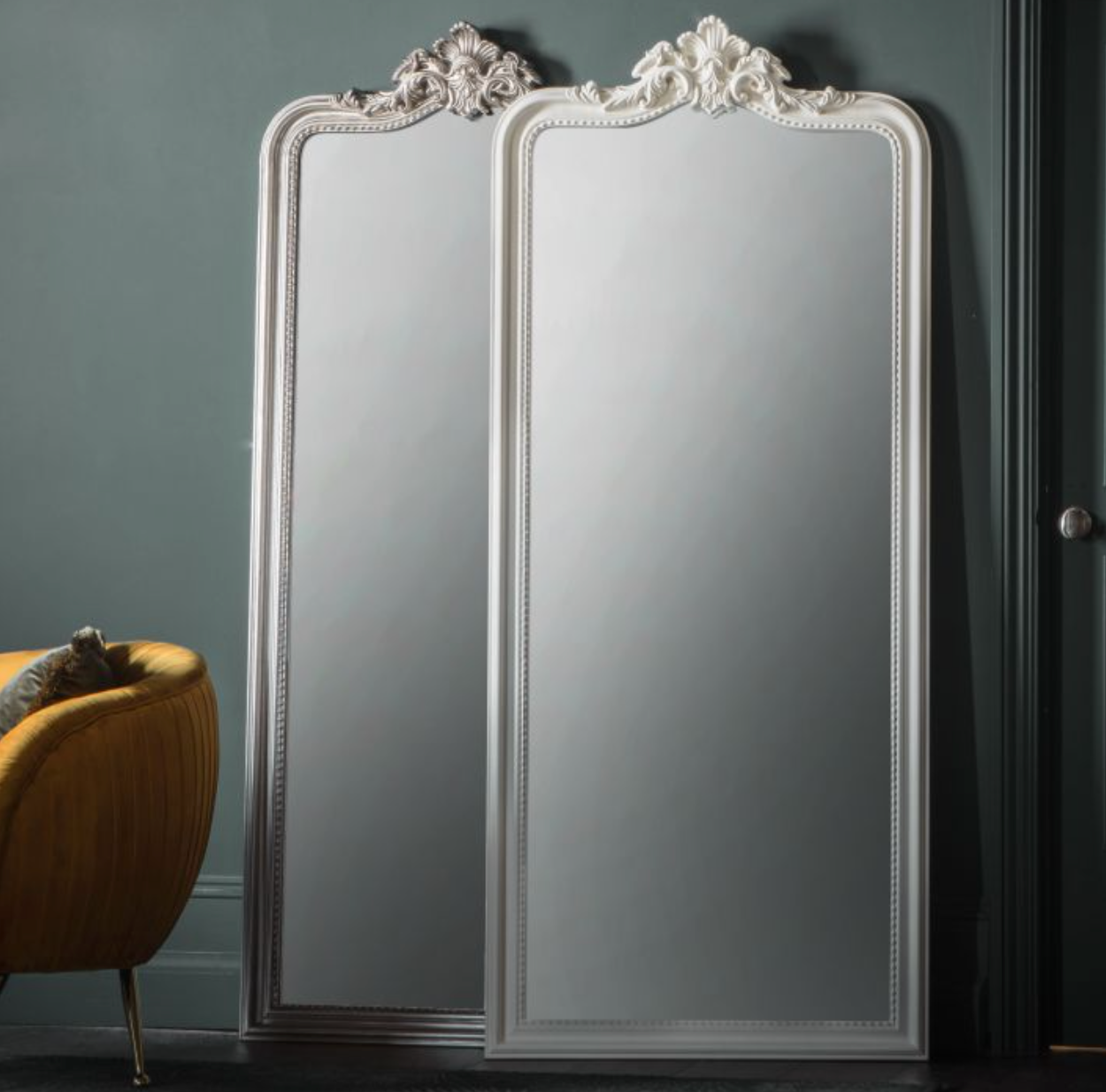 Cagney Silver Mirror