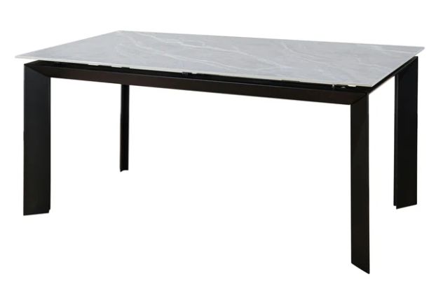 Scorpio 160-220cm Grey Ceramic Extendable Dining Table