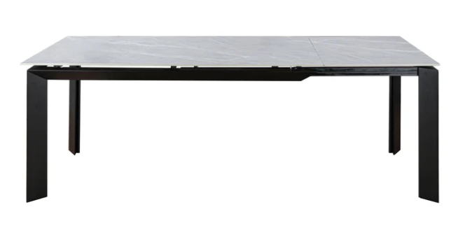 Scorpio 160-220cm Grey Ceramic Extendable Dining Table