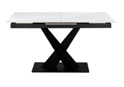 Toronto 140-180cm White Ceramic Extendable Dining Table