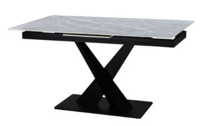 Toronto 140-180cm Grey Ceramic Extendable Dining Table