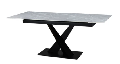 Toronto 140-180cm Grey Ceramic Extendable Dining Table