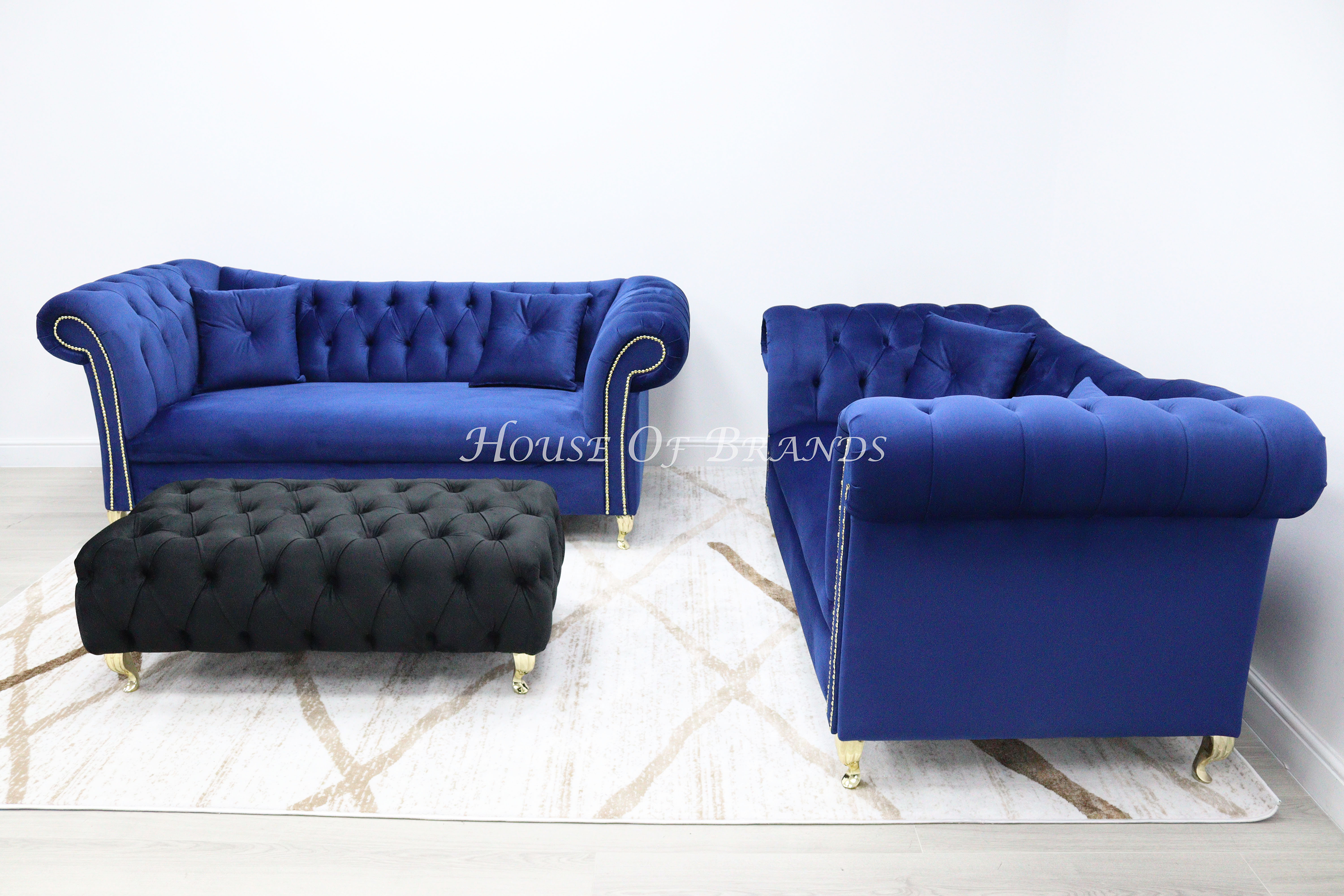 Serena Velvet Sofa