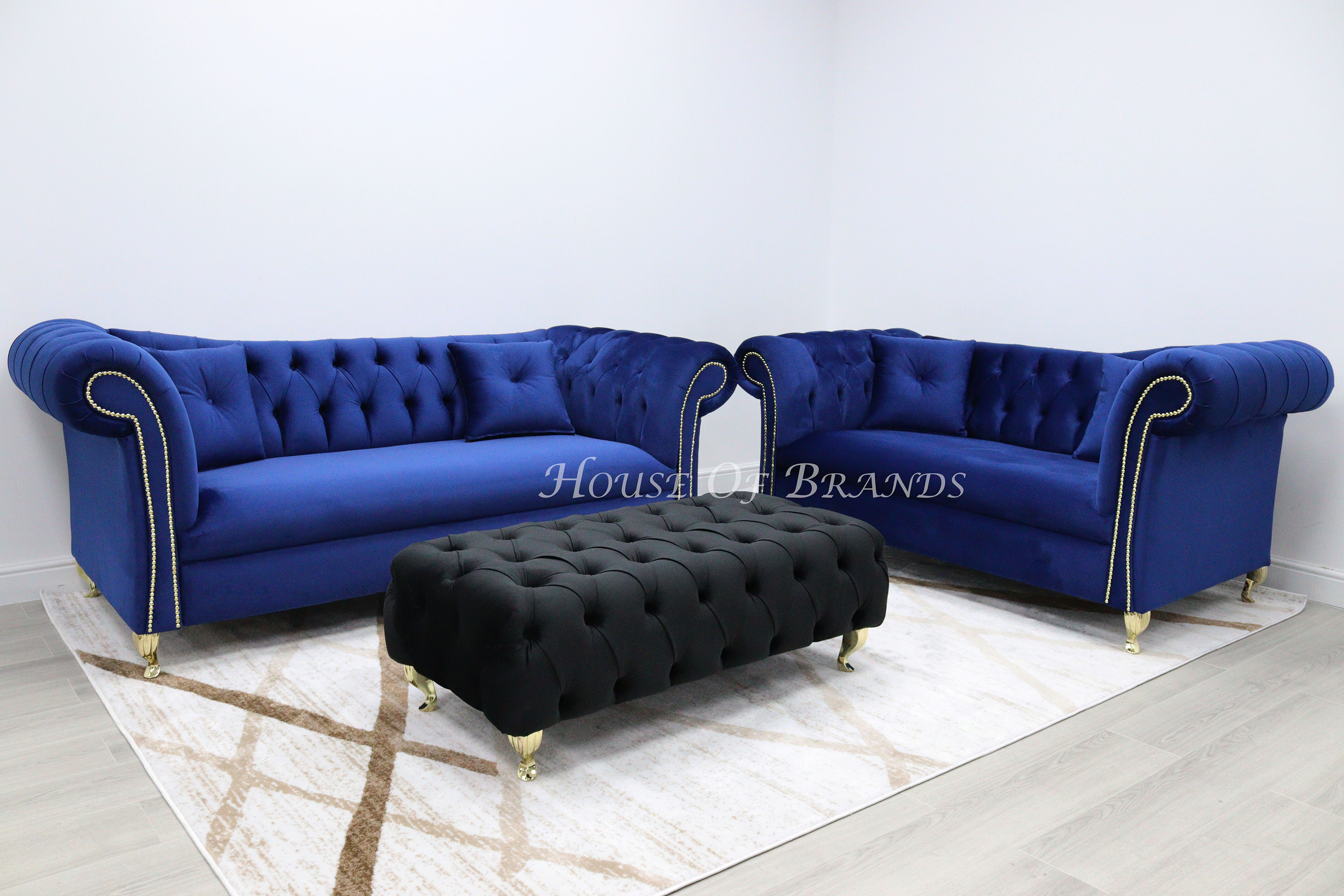 Serena Velvet Sofa