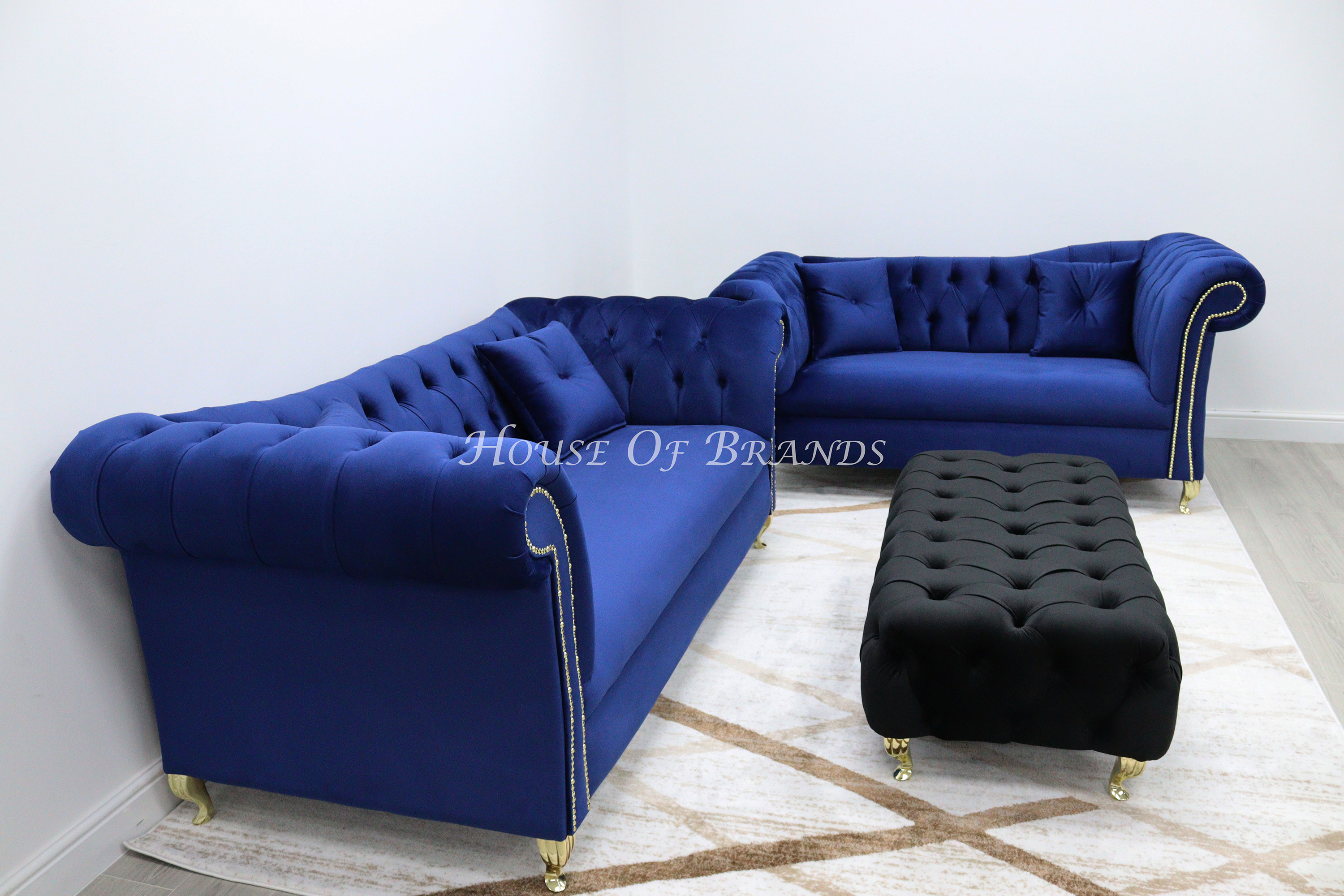 Serena Velvet Sofa