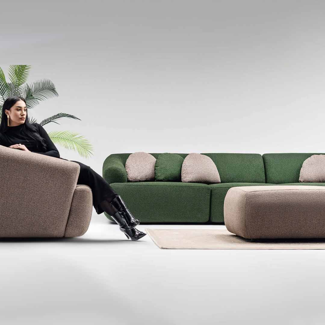 Sophia Fabric Sofa Set – Modern Turkish Sofa with Bed Function