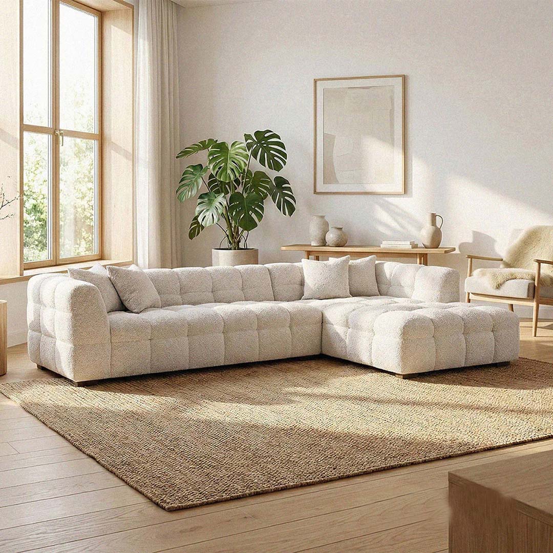 Tribeca Bubble Bouclé Corner Sofa