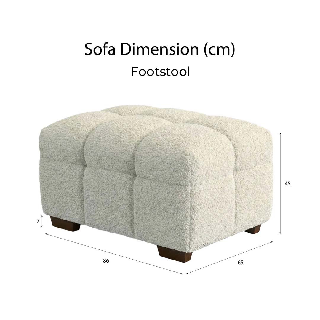 Tribeca Bubble Bouclé Sofa Set