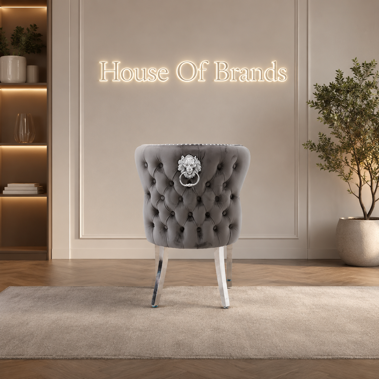 Grey Valentino Dining chair