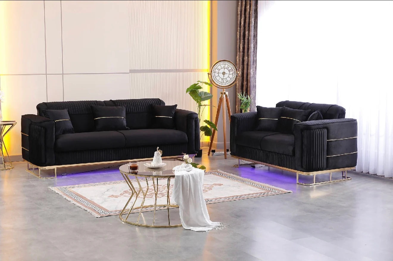 Victoria 3+2 Sofa Set with Storage