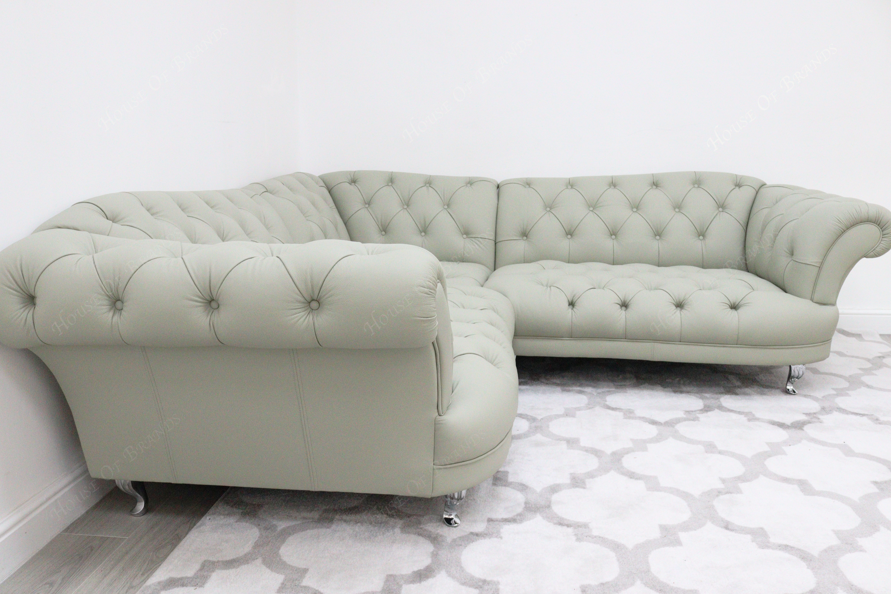 Austin Leather Corner Sofa