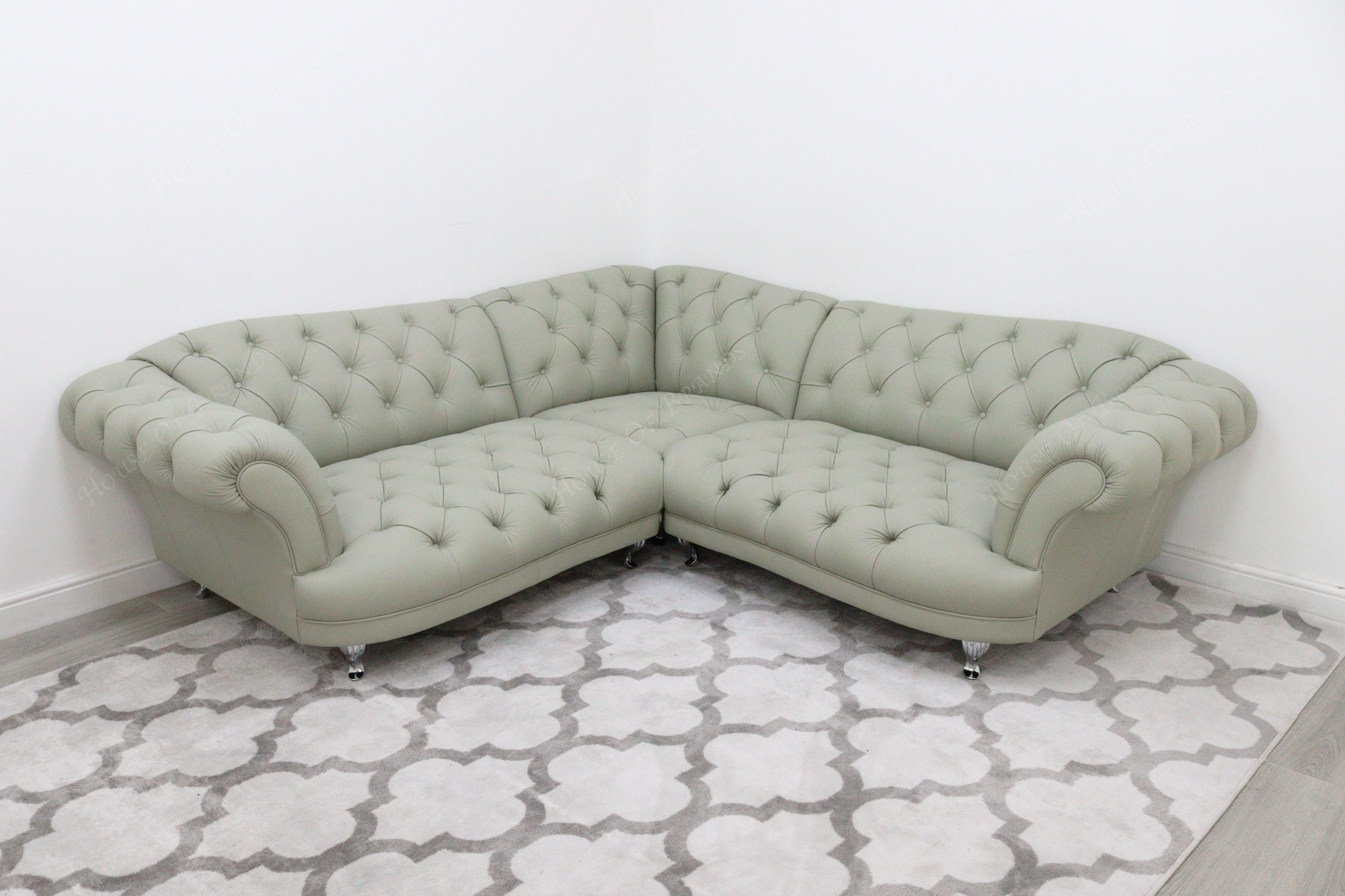 Austin Leather Corner Sofa