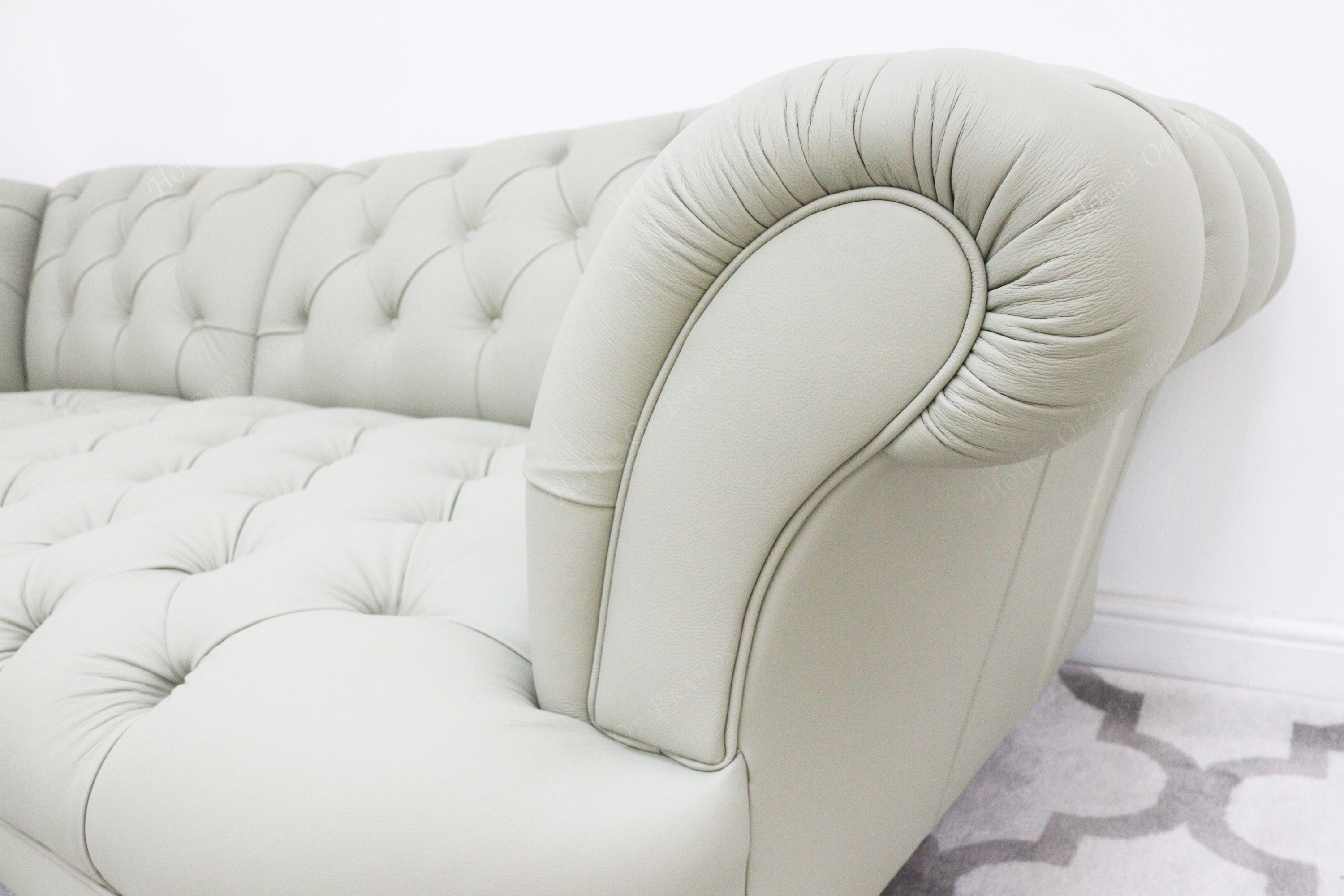 Oskar Leather Corner Sofa