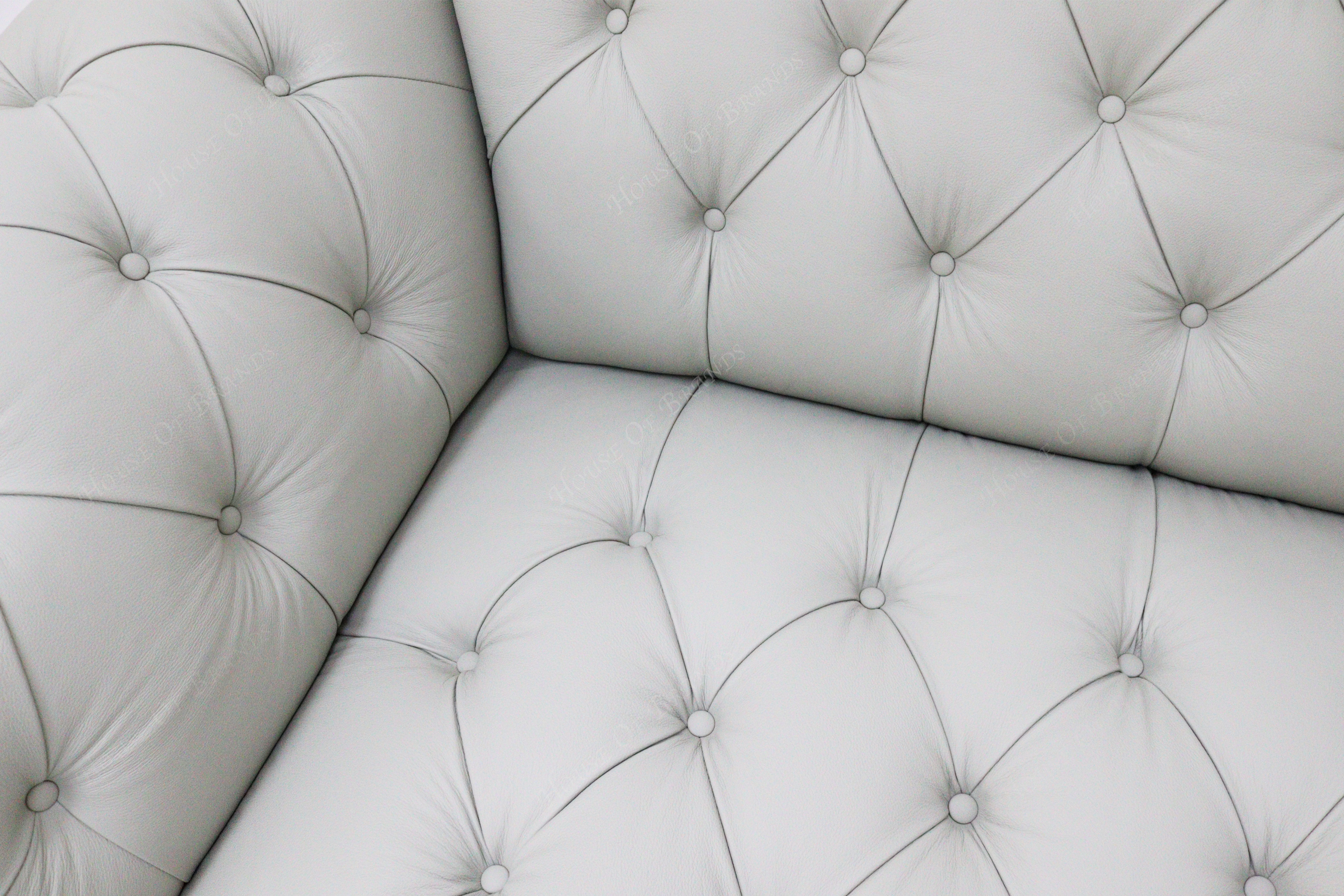 Oskar Leather Corner Sofa