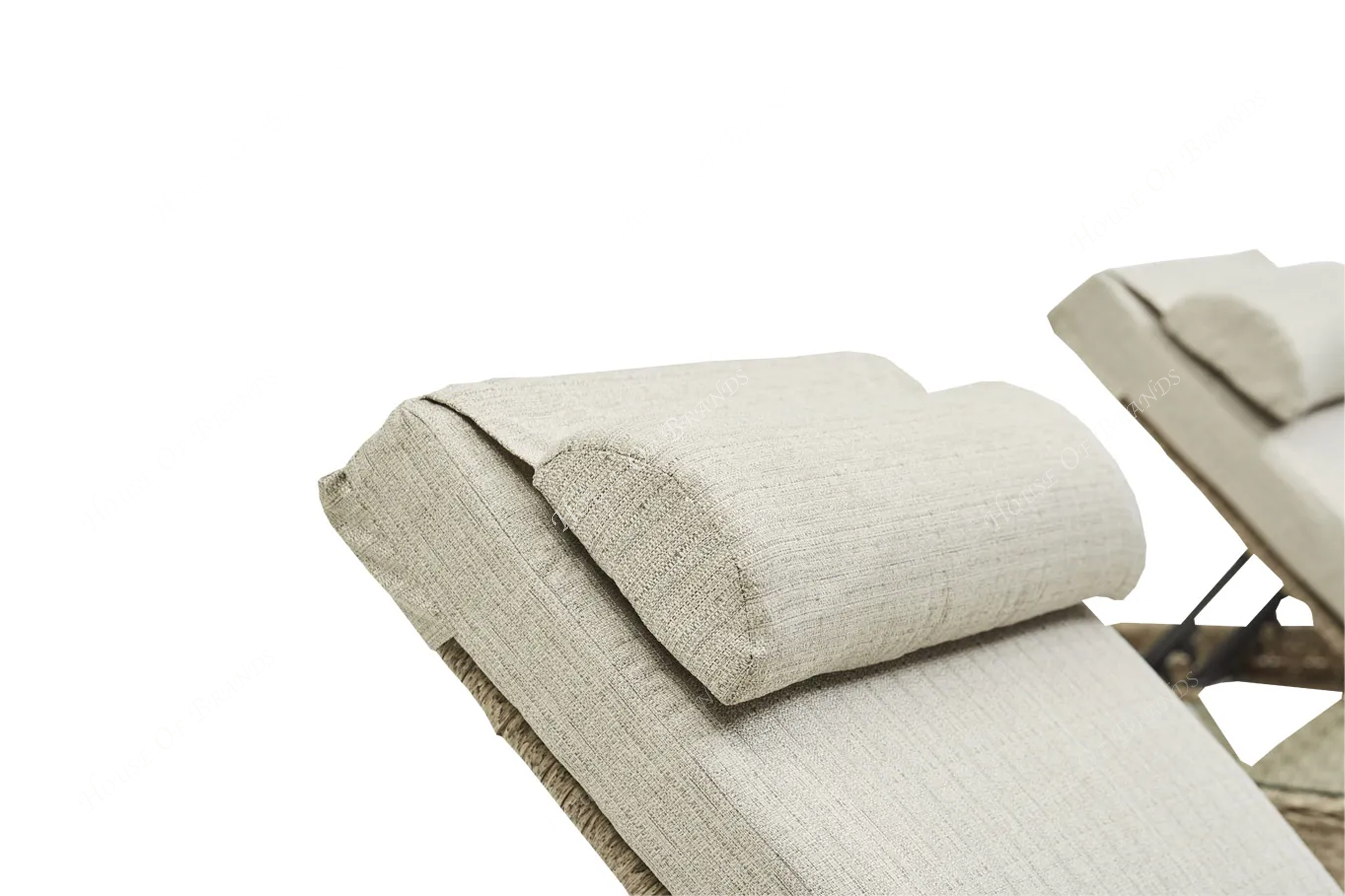Rattan Beige Lounger